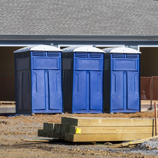 how can i report damages or issues with the porta potties during my rental period in Myra Kentucky